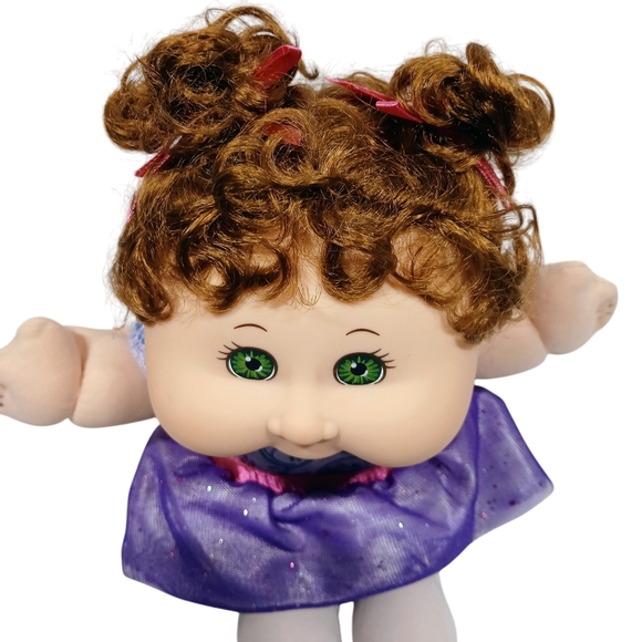 PA 15 FB 14” Cabbage Patch PLAY ALONG 2007 Brunette Hair Green Eyes Happy Face - Picture 5 of 9